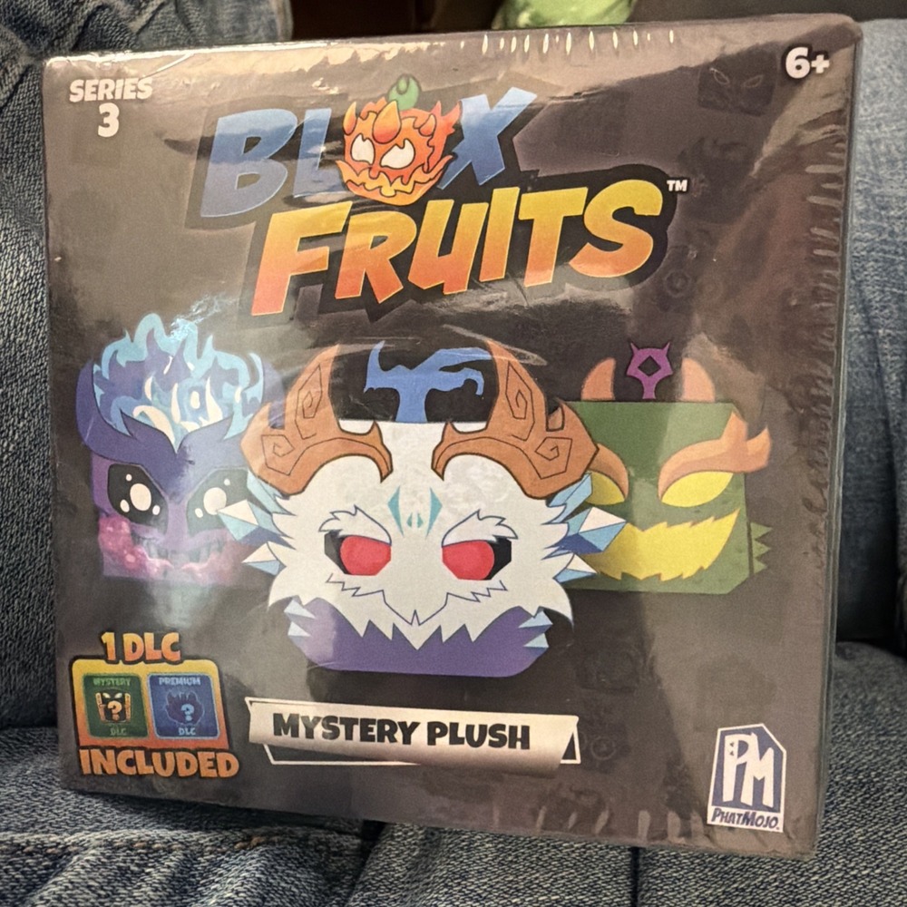 Blox Fruits Series 3 Mystery Plush 4" Box with DLC Codes Sealed New PhatMojo